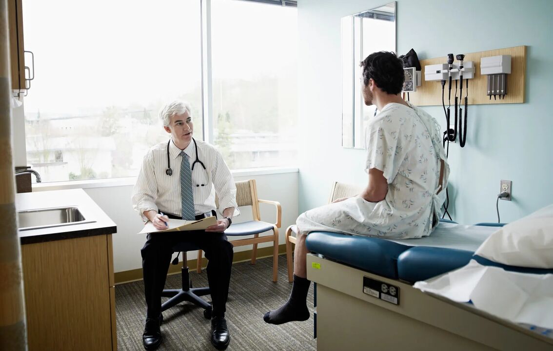 To identify prostatitis, it is very important for a man to undergo a complete examination by a doctor.
